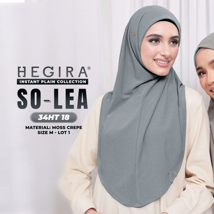 Hegira Hijab Inspired So-Lea Instant Plain Collection (34HT)