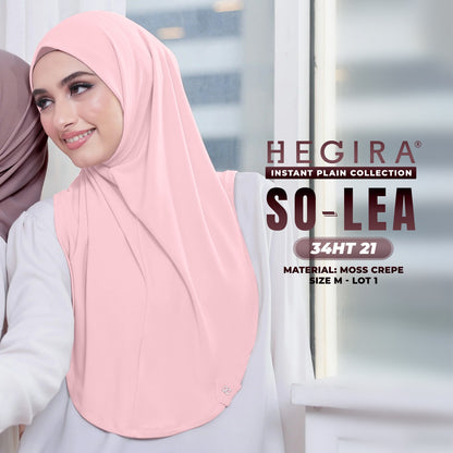 Hegira Hijab Inspired So-Lea Instant Plain Collection (34HT)