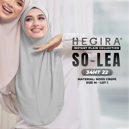 Hegira Hijab Inspired So-Lea Instant Plain Collection (34HT)