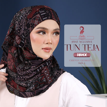 Hyat Hijab Inspired Walinong Sari & Tun Teja Xclusive Collection With Box (17-18HX)