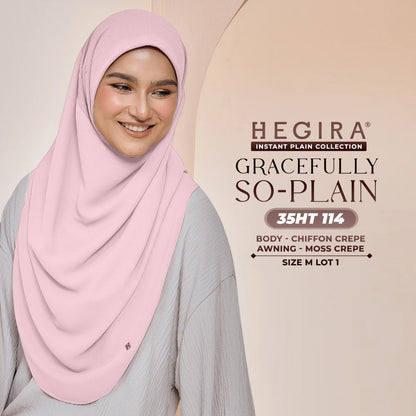 Hegira Hijab Inspired GRACEFULLY-SO Plain Instant Collection (35HT)