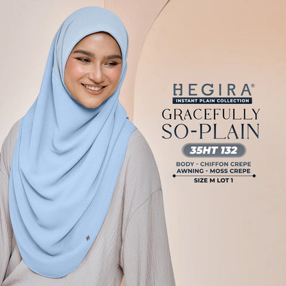 Hegira Hijab Inspired GRACEFULLY-SO Plain Instant Collection (35HT)