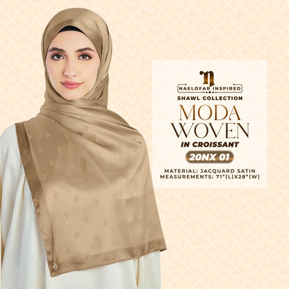 Naelofar Inspired Moda Woven Shawl Printed SQ Collection (20NX)