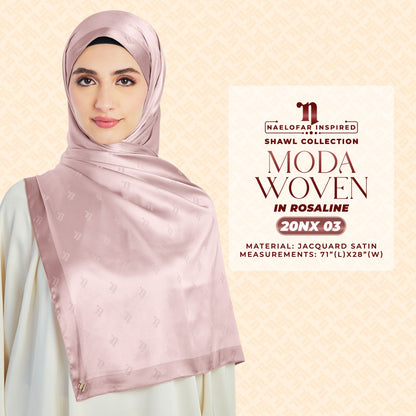 Naelofar Inspired Moda Woven Shawl Printed SQ Collection (20NX)