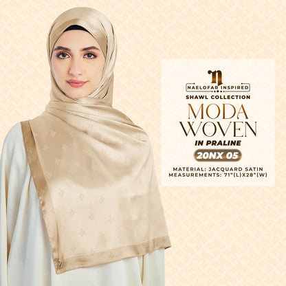 Naelofar Inspired Moda Woven Shawl Printed SQ Collection (20NX)