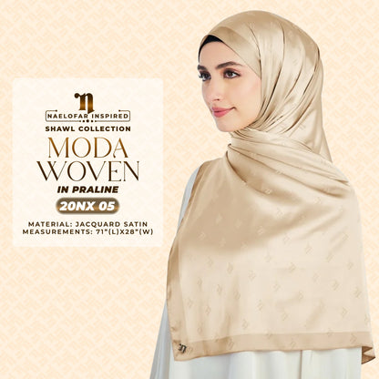 Naelofar Inspired Moda Woven Shawl Printed SQ Collection (20NX)