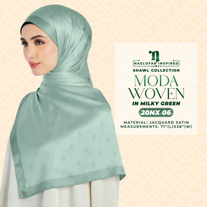 Naelofar Inspired Moda Woven Shawl Printed SQ Collection (20NX)