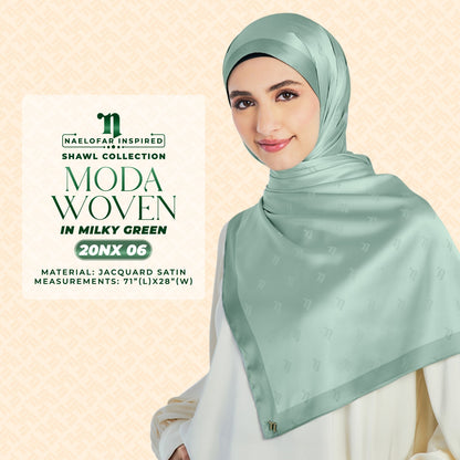 Naelofar Inspired Moda Woven Shawl Printed SQ Collection (20NX)