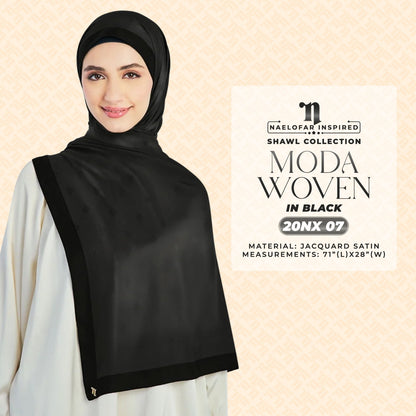 Naelofar Inspired Moda Woven Shawl Printed SQ Collection (20NX)