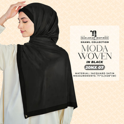 Naelofar Inspired Moda Woven Shawl Printed SQ Collection (20NX)