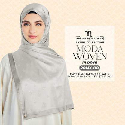 Naelofar Inspired Moda Woven Shawl Printed SQ Collection (20NX)