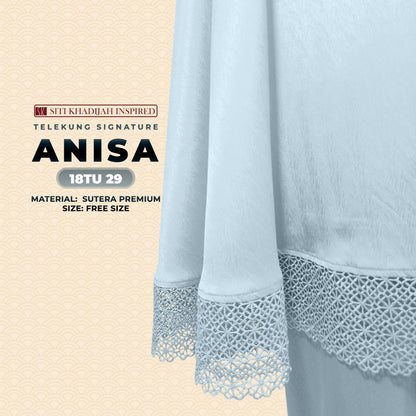 Telekung Siti Khadijah Inspired Signature Anisa Collection Free Woven bag (18TU)