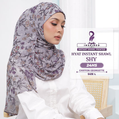 Hyat Hijab Inspired Shy, Modest, Elegant & Cutesy Instant Shawl Collection