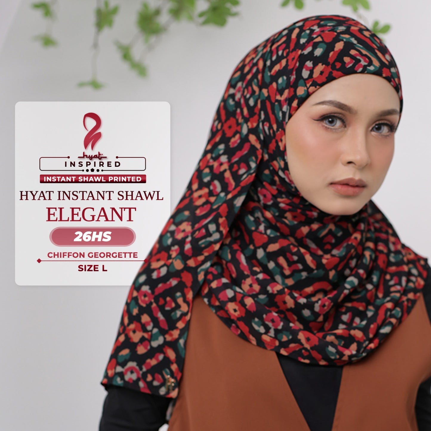 Hyat Hijab Inspired Shy, Modest, Elegant & Cutesy Instant Shawl Collection