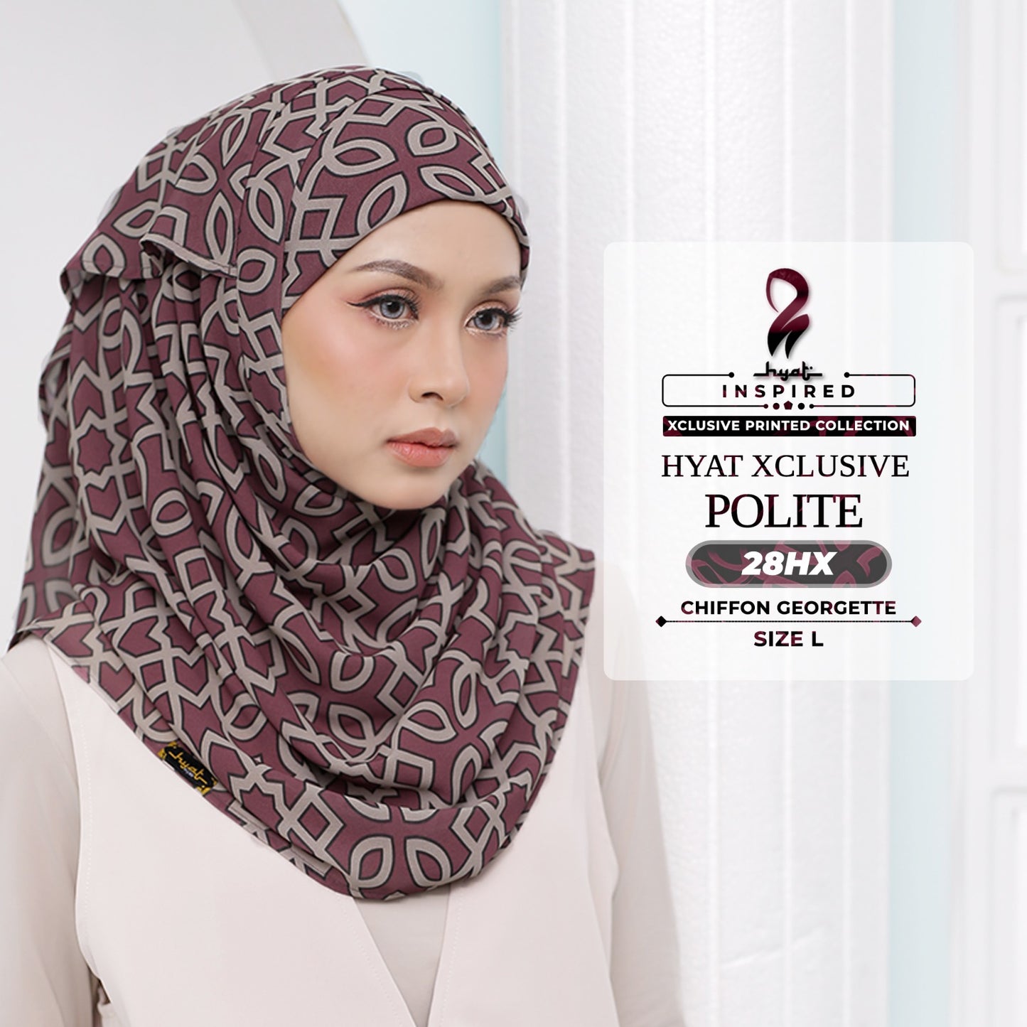 Hyat Hijab Inspired Shy, Modest, Elegant & Cutesy Xclusive Collection