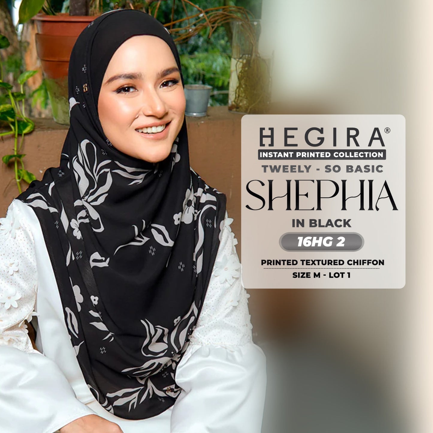 Hegira Hijab Inspired Tweely So Basic Shephia Instant Collection