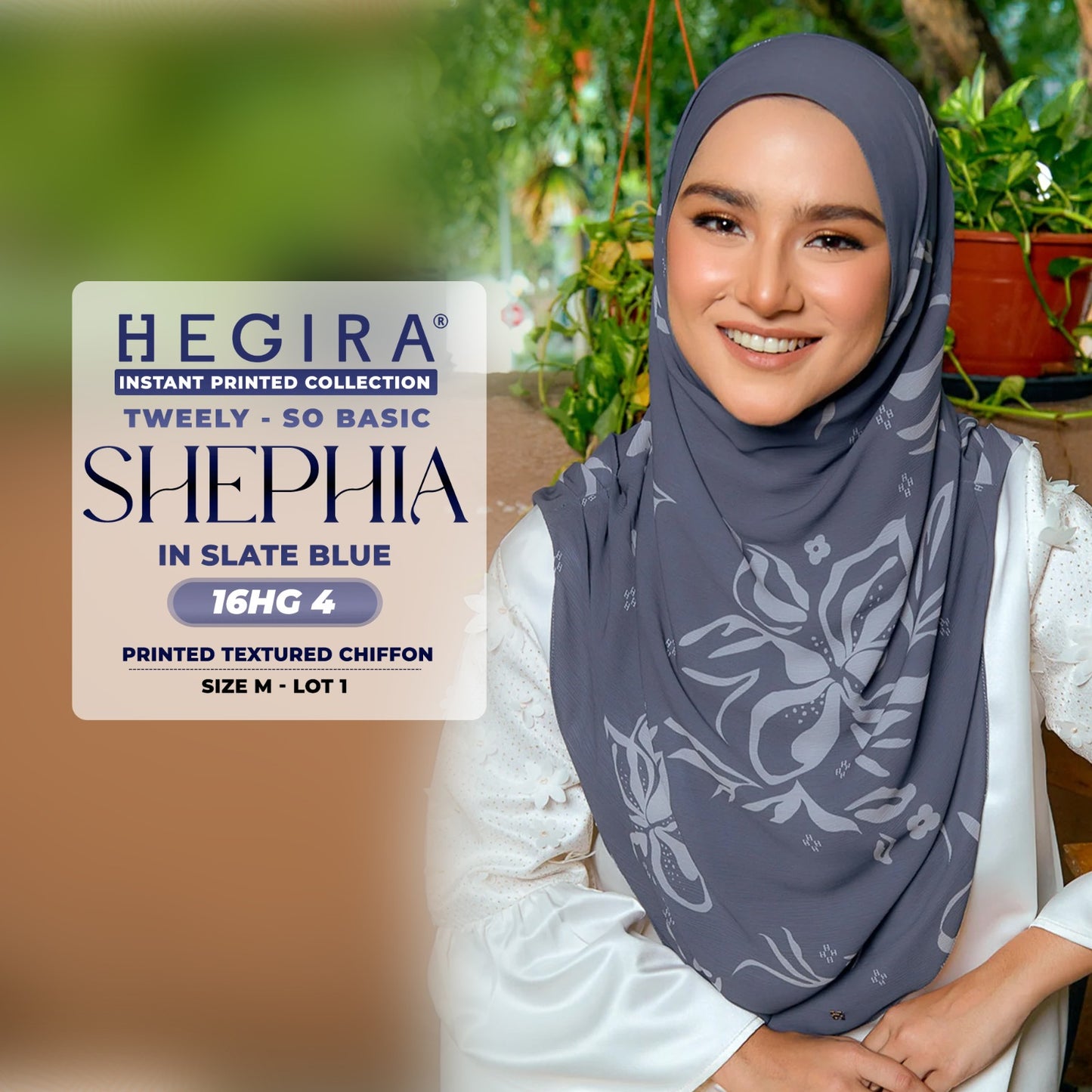 Hegira Hijab Inspired Tweely So Basic Shephia Instant Collection