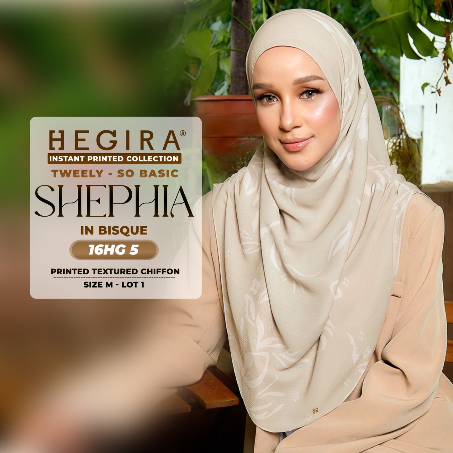 Hegira Hijab Inspired Tweely So Basic Shephia Instant Collection