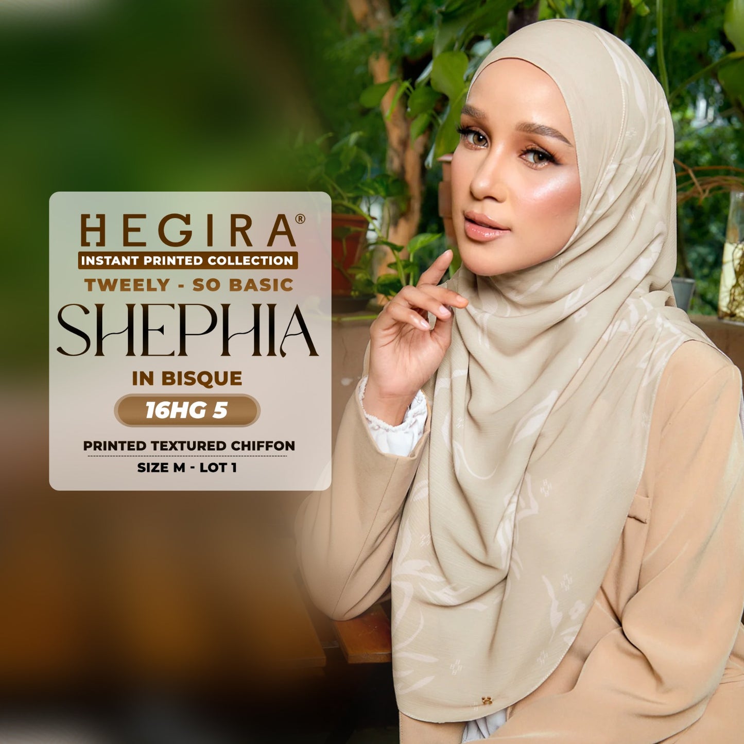 Hegira Hijab Inspired Tweely So Basic Shephia Instant Collection