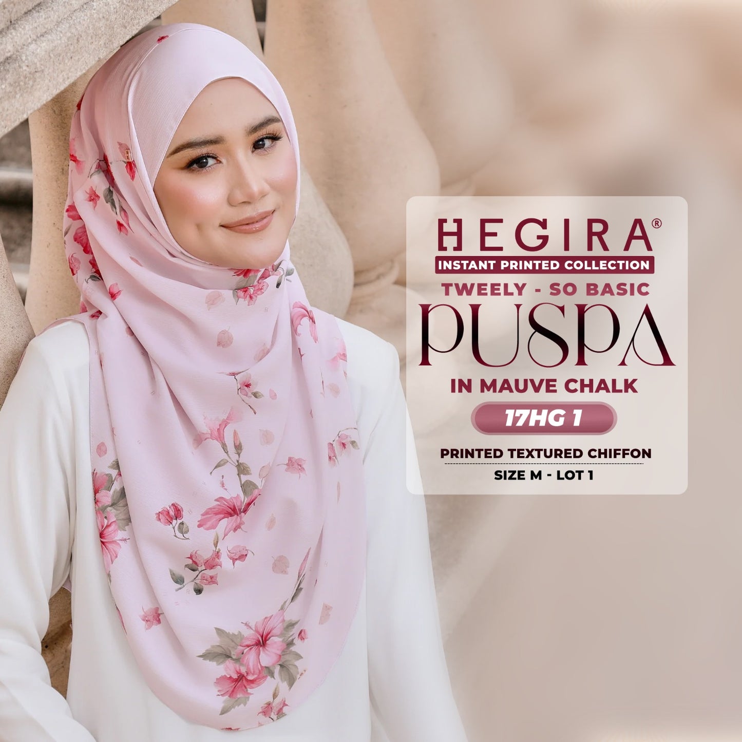 Hegira Hijab Inspired Tweely So Basic Puspa Instant Collection