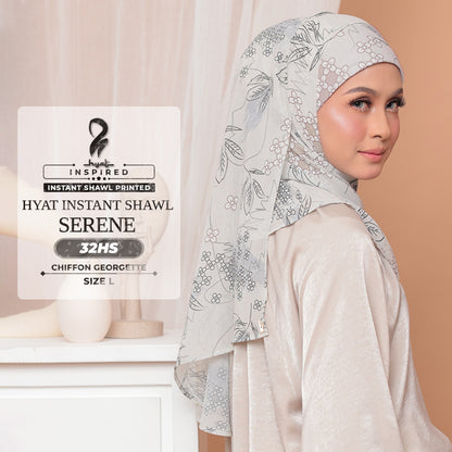 Hyat Hijab Inspired Cheerish, Lavish, Serene, Patal Patch & Dream Instant Shawl Collection With Box (30-34HS)