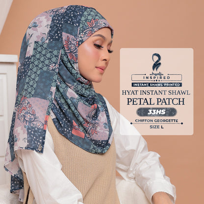 Hyat Hijab Inspired Cheerish, Lavish, Serene, Patal Patch & Dream Instant Shawl Collection With Box (30-34HS)