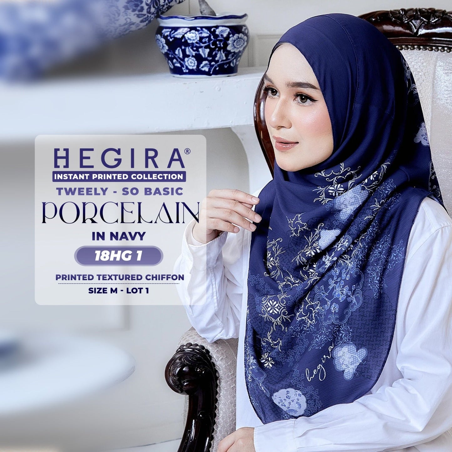 Hegira Hijab Inspired TWEELY-SO PORCELAIN Instant Collection (18HG)