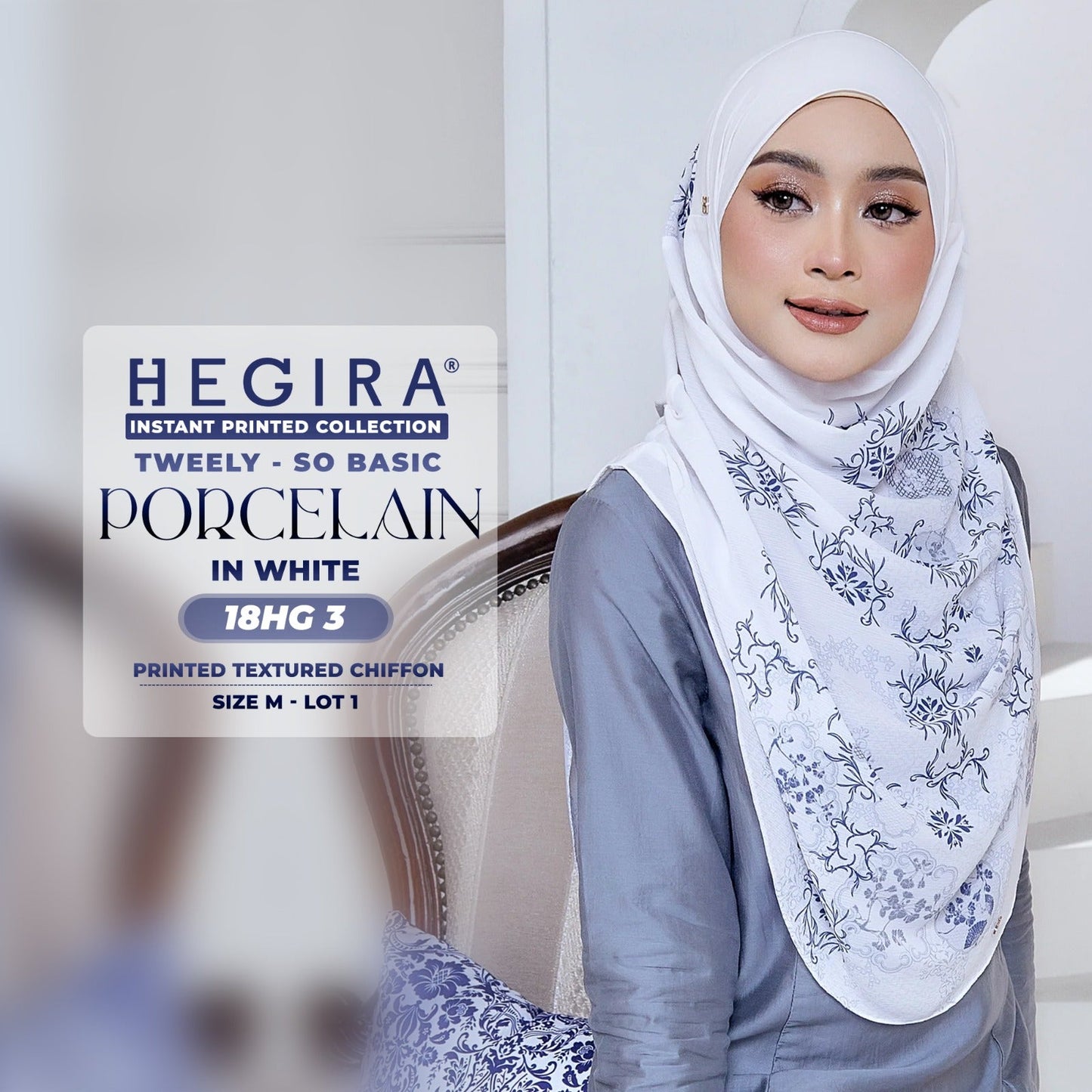 Hegira Hijab Inspired TWEELY-SO PORCELAIN Instant Collection (18HG)