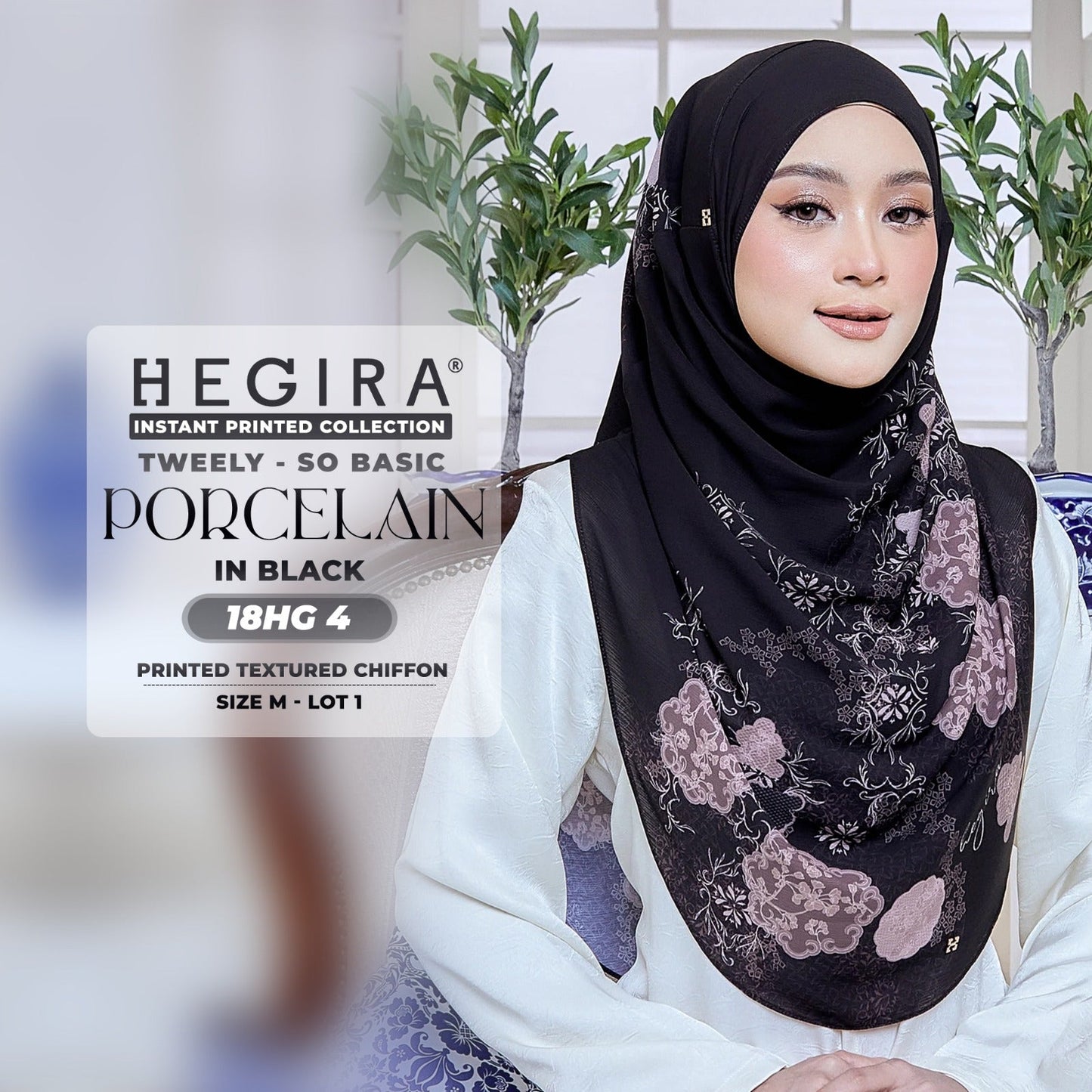 Hegira Hijab Inspired TWEELY-SO PORCELAIN Instant Collection (18HG)