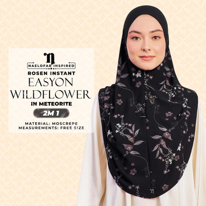 Naelofar Hijab Inspired Easyon Wildflower Rosen 2.0 Collection (2M)