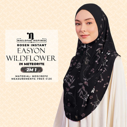 Naelofar Hijab Inspired Easyon Wildflower Rosen 2.0 Collection (2M)