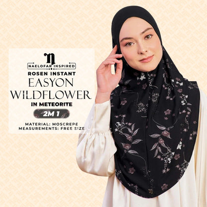 Naelofar Hijab Inspired Easyon Wildflower Rosen 2.0 Collection (2M)