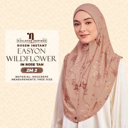 Naelofar Hijab Inspired Easyon Wildflower Rosen 2.0 Collection (2M)