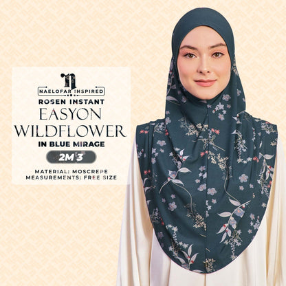 Naelofar Hijab Inspired Easyon Wildflower Rosen 2.0 Collection (2M)