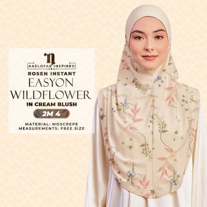 Naelofar Hijab Inspired Easyon Wildflower Rosen 2.0 Collection (2M)