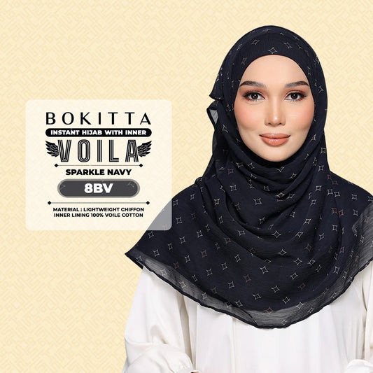 Bokitta Inspired Sparkle Navy Collection - Free Box (8BV-8BB)