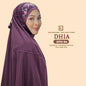 Telekung Khaulah Cantik Inspired Dhia Cotton Series (21TU)