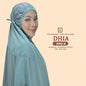 Telekung Khaulah Cantik Inspired Dhia Cotton Series (21TU)
