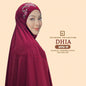 Telekung Khaulah Cantik Inspired Dhia Cotton Series (21TU)