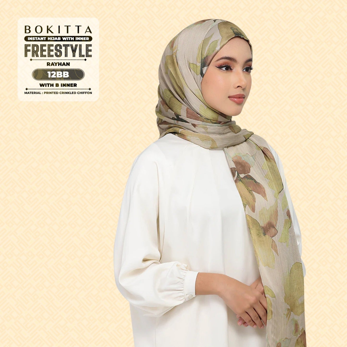 Bokitta Inspired Rayhan Collection - Free Box (12BB-12BV-12LE)