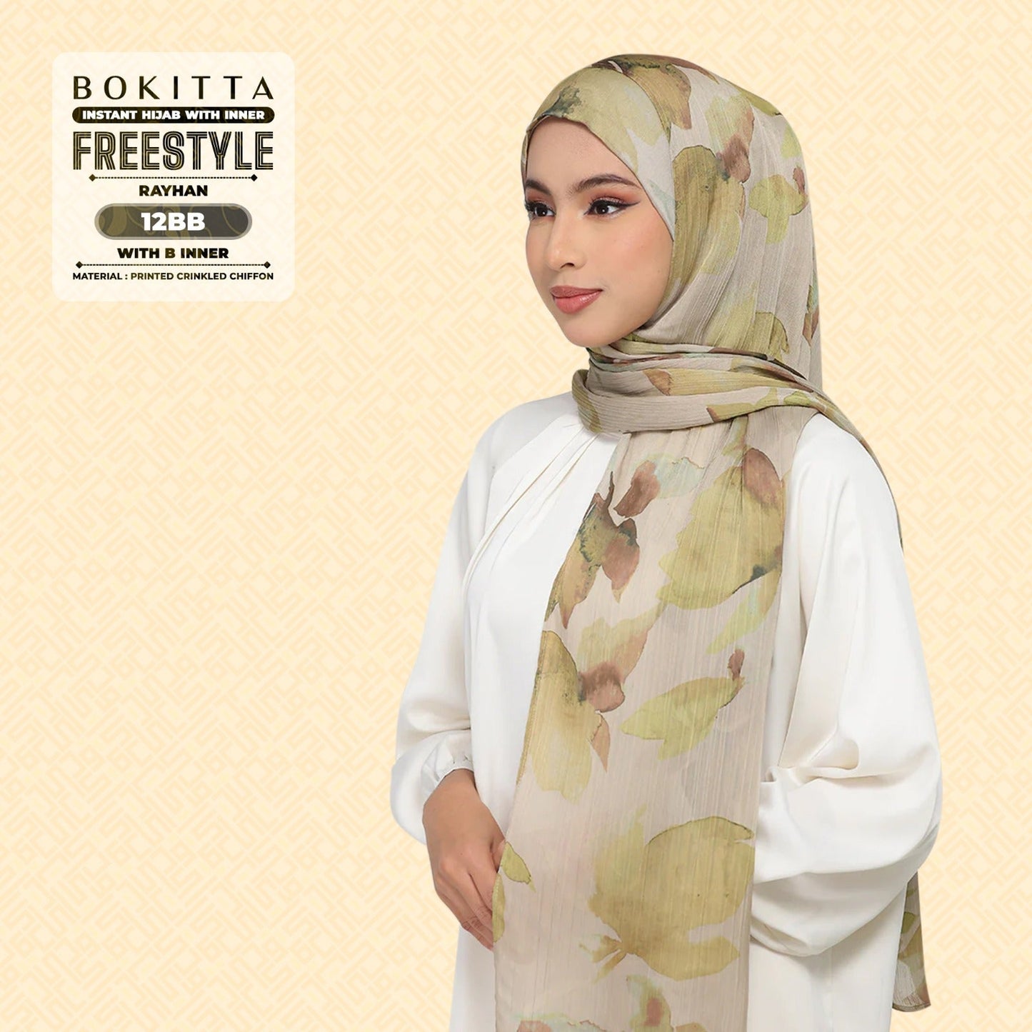 Bokitta Inspired Rayhan Collection - Free Box (12BB-12BV-12LE)