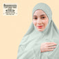 Telekung Siti Khadijah Flair Dania Mini (Top Only) - Free Woven bag (5AA)
