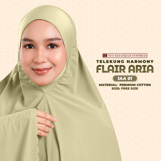Telekung Siti Khadijah Inspired Harmoni Flair Aria Collection-Free Woven Bag (1AA)