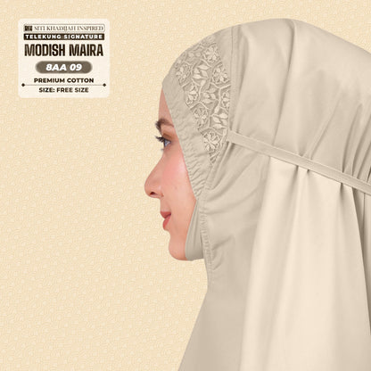 Siti Khadijah Inspired Telekung Modish Maira Collection - Free Woven Bag (8AA)