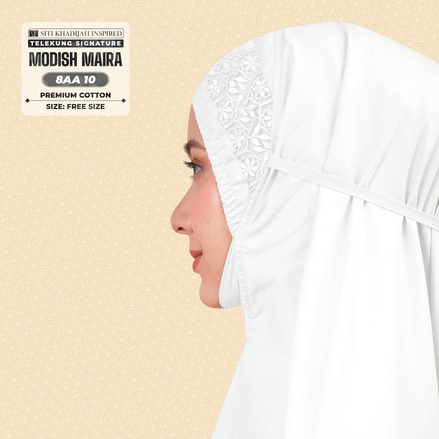Siti Khadijah Inspired Telekung Modish Maira Collection - Free Woven Bag (8AA)