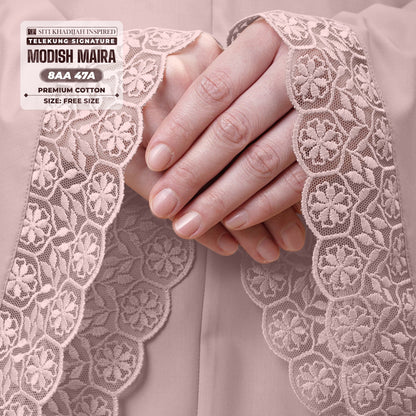 Siti Khadijah Inspired Telekung Modish Maira Collection - Free Woven Bag (8AA)