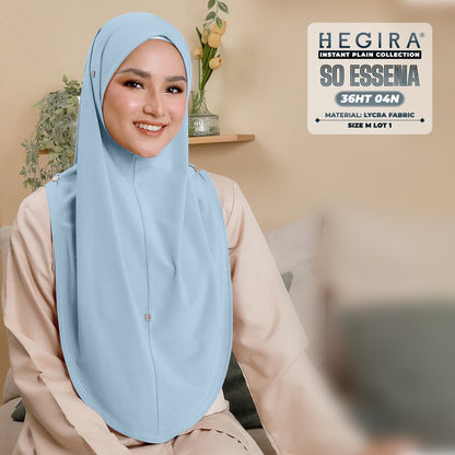 Hegira Hijab Inspired SO-Essena Instant Plain Collection (36HT)
