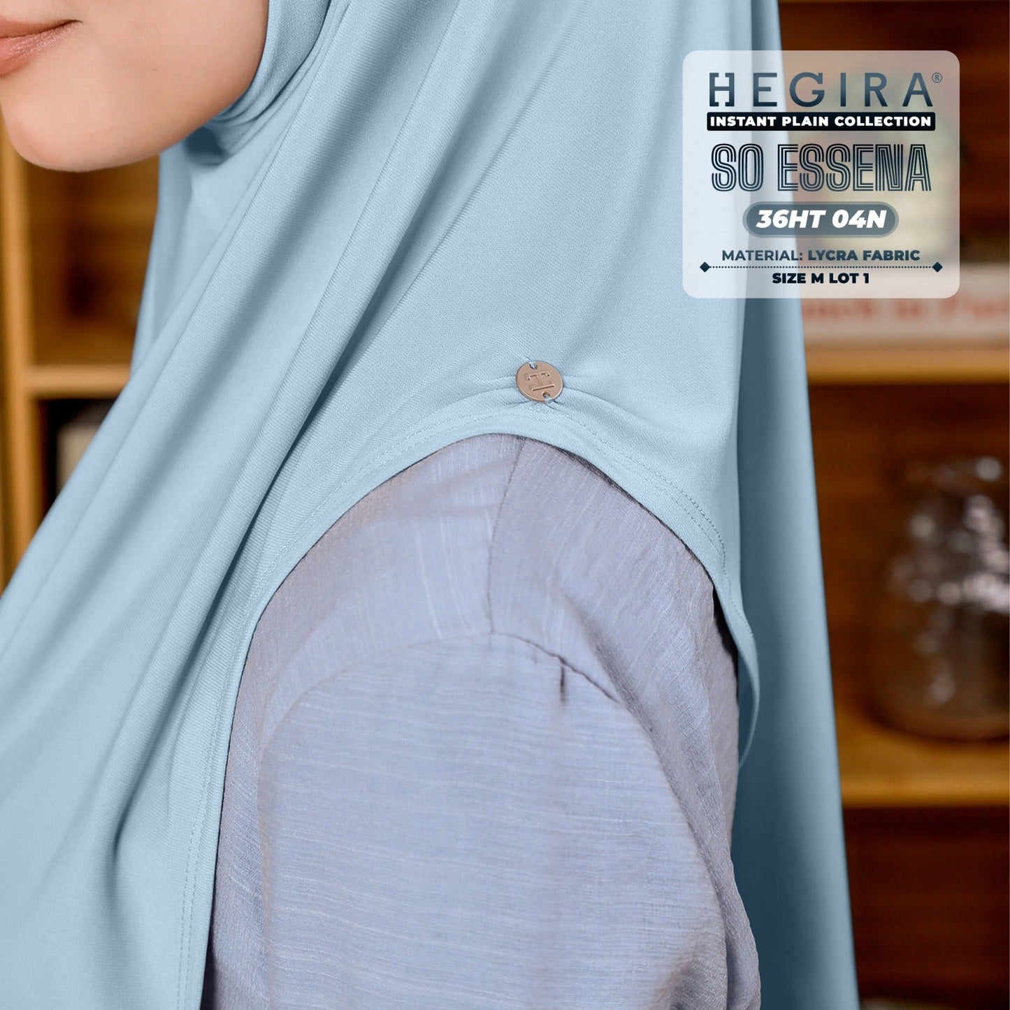 Hegira Hijab Inspired SO-Essena Instant Plain Collection (36HT)