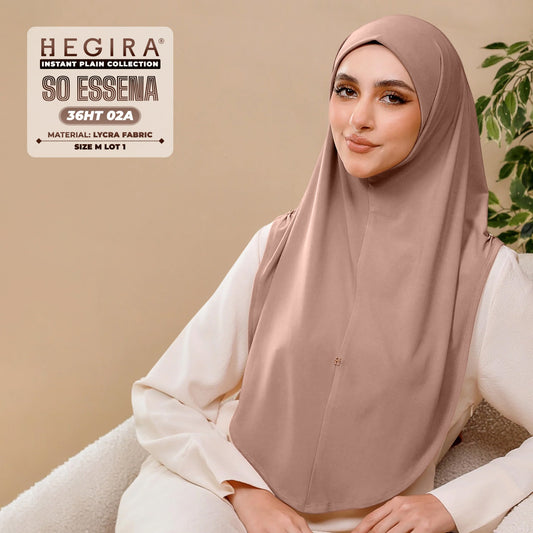 Hegira Hijab Inspired SO-Essena Instant Plain Collection (36HT)