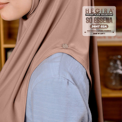 Hegira Hijab Inspired SO-Essena Instant Plain Collection (36HT)